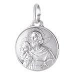 Medaglia San Marco Evangelista in argento 16 mm