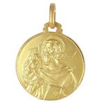 Medaglia San Marco in oro giallo 18 mm - gallery