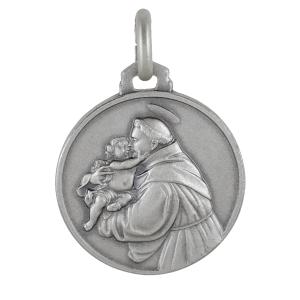 Medaglia Sant Antonio in argento 18 mm