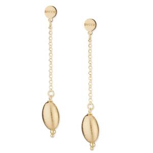 Orecchini a pendente Dvccio in argento dorato 24 kt 