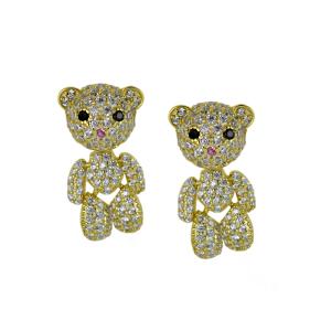 Orecchini a pendente in argento Poupette della collezione Tortona Cuori Milano  - gallery