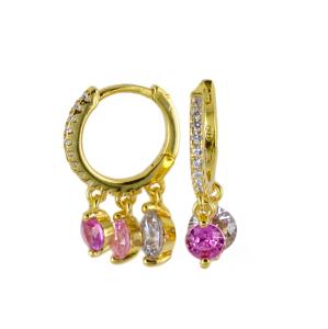 Orecchini cerchio con pendenti Gypsy Pump Cuori Milano collezione Maggiolina