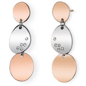 Orecchini da Donna 2Jewels in Acciaio Petali rosa collezione Flat 261302 - gallery