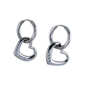 Orecchini da Donna 2Jewels in Acciaio silver a forma di cuore 261348 - gallery