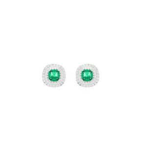 Orecchini Hope collezione Palazzo Reale Cuori Milano zircone Verde