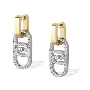 Orecchini in Acciaio a pendente con logo Liu Jo LJ2812