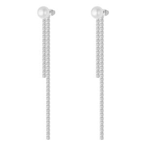 Orecchini in Acciaio a pendente Tennis da donna Essential Woman Liu Jo LJ3020