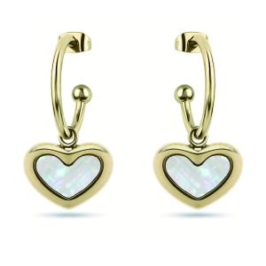 Orecchini in Acciaio giallo a cerchietto da donna Essential Woman Liu Jo LJ2692