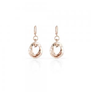 Orecchini Unoaerre in bronzo Rosa lavorati - gallery