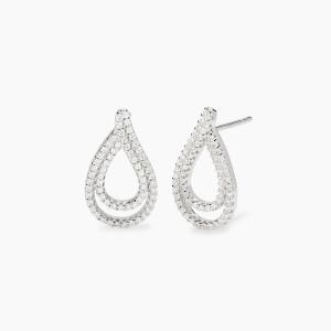 Orecchini Mabina a goccia con zirconi bianchi GOCCIA DOPO GOCCIA 563966