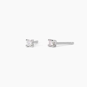 Orecchini Mabina punto luce in argento e zircone 2.50 mm SHINY 563712