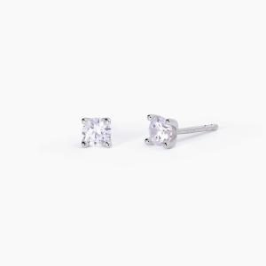 Orecchini Mabina punto luce in argento e zircone 4.50 mm SHINY 563607