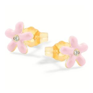 Orecchini Nanan da bambina in argento fiore  NAN0495