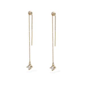 Orecchini pendenti Mabina in argento pendente 563492