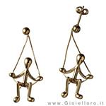 Pensieri Felici Earrings Gold Collection - gallery