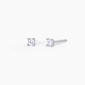 Orecchini Mabina punto luce in argento e zircone 3.50 mm SHINY 563605