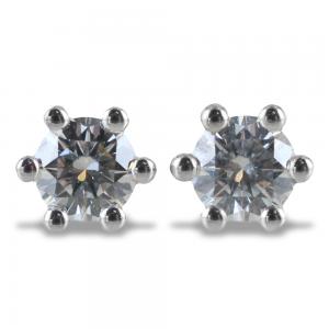 Orecchini Punto Luce Medio con diamanti ct. 0.21 G VS - gallery