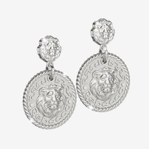 Orecchini Rebecca Donna The Lion Queen in Argento Pendente Silver - gallery