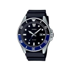 Orologio Casio Collection da uomo nero e blu MDV-107-1A2VEF