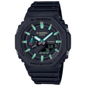 Orologio Casio collezione G-SHOCK Classic nero indici azzurri - gallery