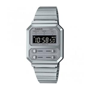 Orologio Casio collezione Vintage Edgy Silver  A100WE-7BEF - gallery