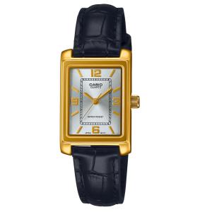 Orologio Casio da Donna cinturino in pelle nero LTP-1234PGL-7A2