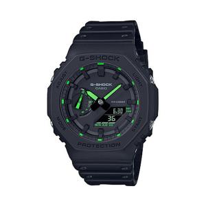 Orologio Casio da uomo collezione G-SHOCK Classic nero e verde GA-2100-1A3ER