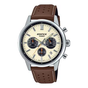 Orologio Casio Edifice da Uomo Cronografo cinturino in pelle EFR-575L-7A