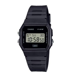 Orologio Casio Unisex Timeless Collection Nero F-91WB-1A - gallery