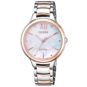 Orologio Citizen da donna Lady Collection madreperla oro rosa EM0556-87D - gallery