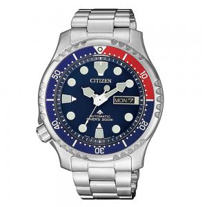 Orologio Citizen Uomo Promaster Diver 200 Meccanico blu e rosso NY0086-83L - gallery