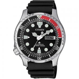 Orologio Citizen Uomo Promaster Diver 200 Meccanico nero e rosso NY0085-19E - gallery