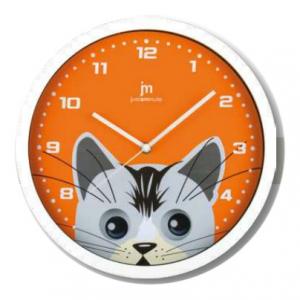 Orologio da parete da bambino con Gattino occhi in movimento