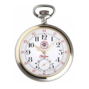 Orologio da tasca Perseo 16108 Treno Pioneer meccanico manuale - gallery