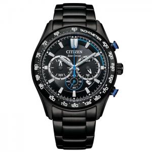 Orologio da uomo Citizen Aviator Acciaio Nero quadrante nero CA4485 - 85E