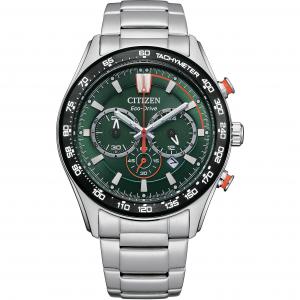 Orologio da uomo Citizen Aviator Acciaio Verde CA4486 - 82X