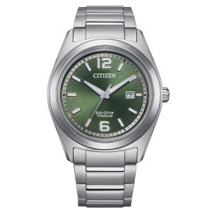 Orologio da uomo Citizen Uomo Super Titanio Verde AW1641-81X - gallery