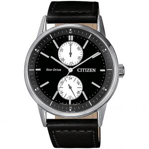 Orologio Da Uomo in pelle Citizen Eco Drive Multi  BU3020-15E