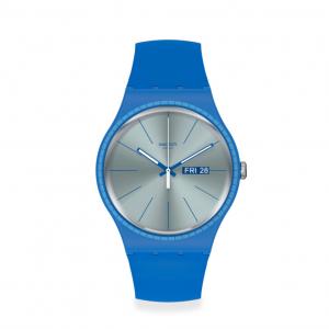 Orologio da Uomo Swatch BLUE RAILS SUON714