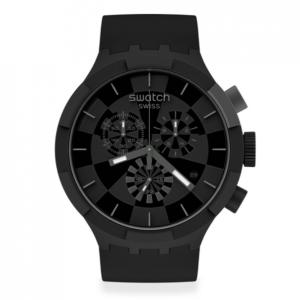 Orologio da Uomo Swatch CHECKPOINT BLACK Swatch Big Bold Chrono SB02B400
