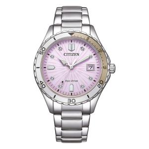 Orologio donna CITIZEN Ecodrive Lady rosa FE6170-88X  - gallery