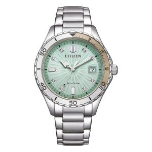 Orologio donna CITIZEN Ecodrive Lady turchese FE6170-88L - gallery