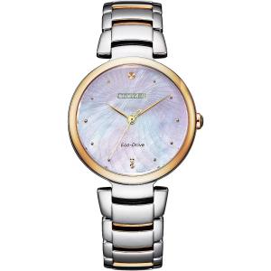 Orologio donna CITIZEN Lady Eco Drive Madreperla bicolore EM0854-89Y