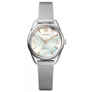 Orologio donna CITIZEN orologio Solo Tempo Lady Eco Drive Silver EM0681-85Y - gallery