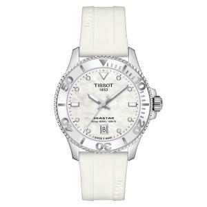 OROLOGIO donna TISSOT SEASTAR 1000 BIANCO 36 mm T120.210.17.116.00 - gallery