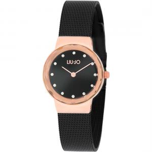 Orologio Liu Jo da donna Aurora nero e oro acciaio rosa TLJ 1861 - gallery