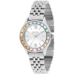 Orologio Liu Jo da donna in acciaio Silver con cristalli multicolor TLJ 2192 - gallery