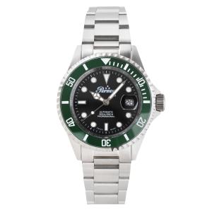 Orologio Perseo 6785 Automatico nero ghiera ceramica verde - Submariner 200mt - gallery