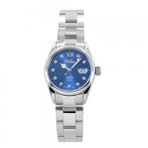 Orologio Perseo Donna con diamanti acciaio quadrante blu - gallery