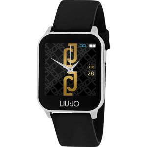 Orologio Smartwatch Liu Jo da donna Energy Silver cinturino nero SWLJ 013